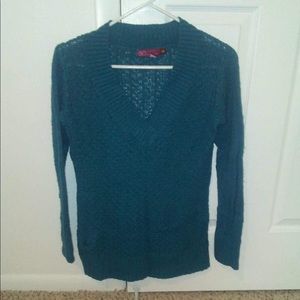 Teal sweater